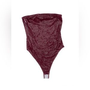 Urban Outfitters | Burgundy Strapless Bodysuit | Women’s Size S